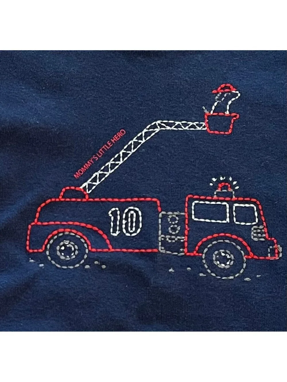 Carter’s Fire Truck Themed Short Sleeve Onesie & Pants Outfit Set (3m)